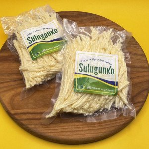 НОВИНКА Сир до пива Сулугуні сушений Цибуля, 250 гр, SULUGUNKO